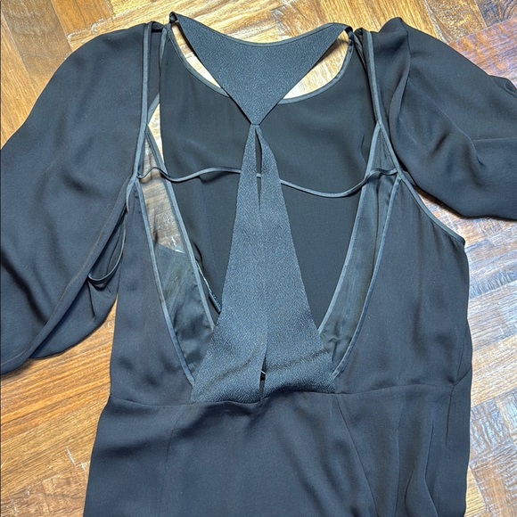 NWT Halston Heritage Black Cutout Dress – Size 14 | MSRP $375 - Picture 2 of 6